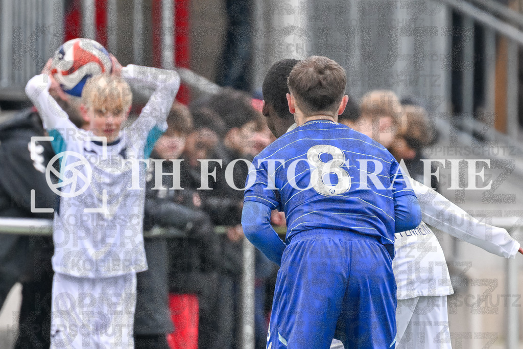 GER, PS-Immo-Cup, Fussball, PS-Immo-Cup 2026,U13 Feldturnier, 18.01.2026 | Einwurf Symbolfoto