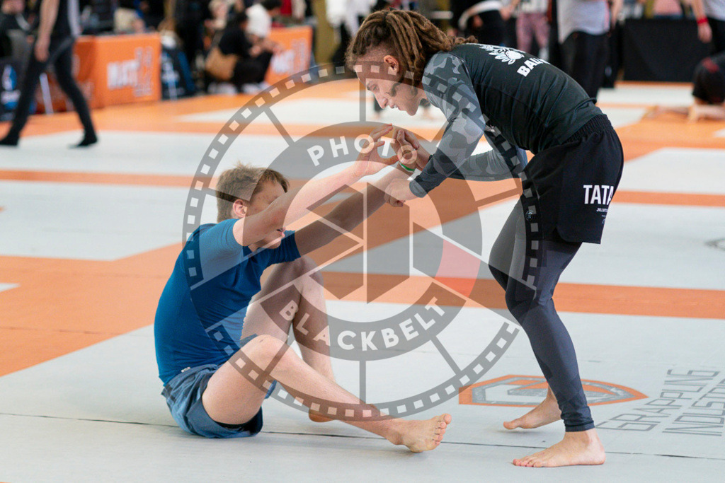 20240915PBB2954 | Athletes compete during the Grappling Industries’ grappling and Brazilian jiu-jitsu competition in Berlin, on September 15, 2024.