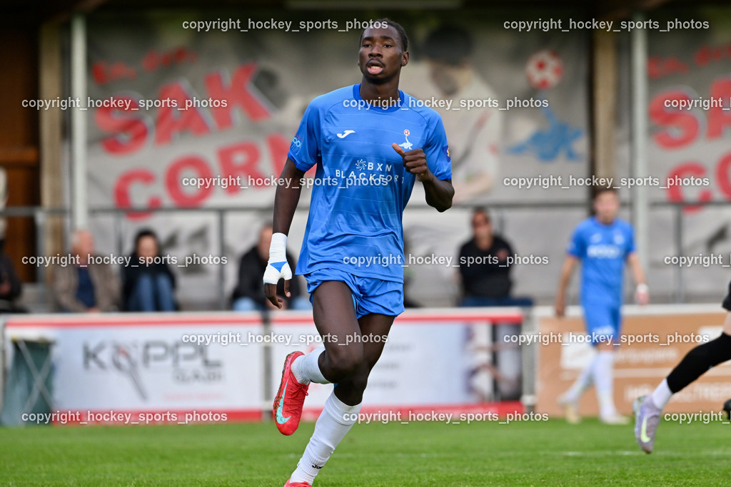 SAK vs. SV Spittal Drau 1921 | #8 Issa Diakite SAK, SAK vs. SV Spittal Drau 1921, SAK vs. SV Spittal Drau 1921 am 23.05.2025 in Klagenfurt (Sportpark Welzenegg), Austria, (Photo by Bernd Stefan)