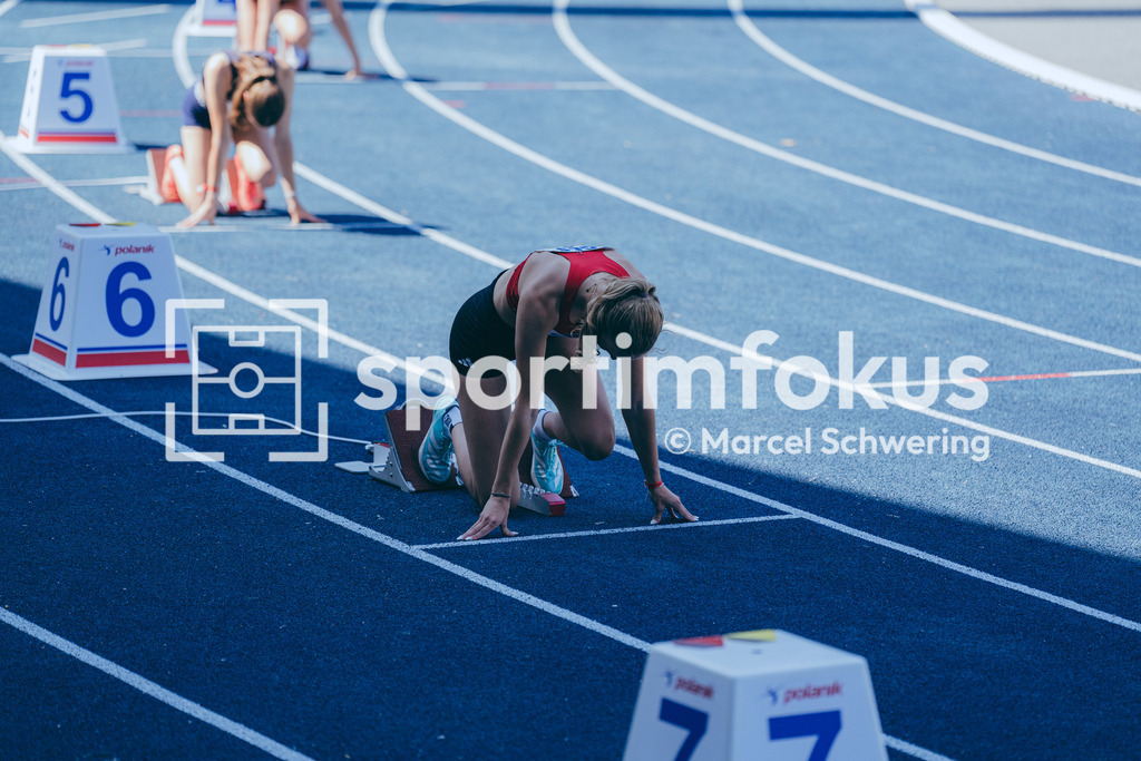 Deutsche Meisterschaften U20 / U16 2026 | Finja Ponndorf, Eintracht Frankfurt e.V., 485, 400-Meter-Lauf, Deutsche Meisterschaften der U20 &amp; U16 2026, Lohrheidestadion Bochum-Wattenscheid, 10.07.2026. Foto: Marcel Schwering / sportimfokus - Realisiert mit Pictrs.com