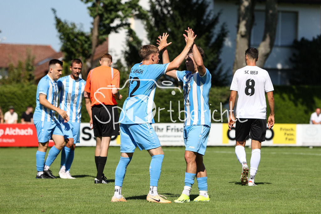 BC Aichach - SC Ried/ND | Jubel nach 2-0 durch BCA #11