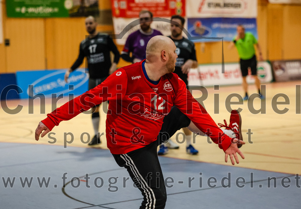 2024-03-23_001_SpVgg_Altenerding_II_gegen_ASV_Dachau_III | Erding, Deutschland, 23.03.2024:
Handball, Bezirksklasse Männer Staffel Süd West 2023 / 2024, 14. Spieltag, SpVgg Altenerding II gegen ASV Dachau III, Endergebnis: 24:32

Torwart Matthias Schäfer (ASV Dachau, #12)

Foto: Christian Riedel / fotografie-riedel.net