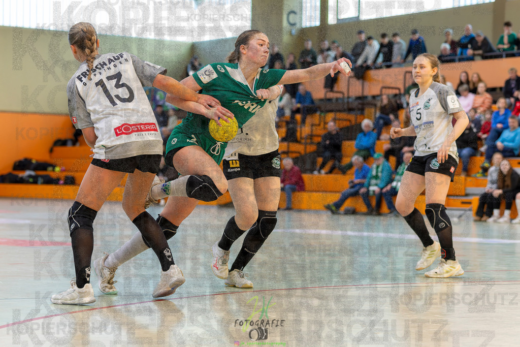 Jugendbundesliga wJA, Pokalrunde, HSG Kleenheim/Langgöns - Frisch Auf Göppingen | Jugendbundesliga wJA, Pokalrunde, HSG Kleenheim/Langgöns - Frisch Auf Göppingen am 28.02.2026 in Oberkleen (Weidig-Halle)Photo © 2026 - Jörg Heinrich - Realisiert mit Pictrs.com