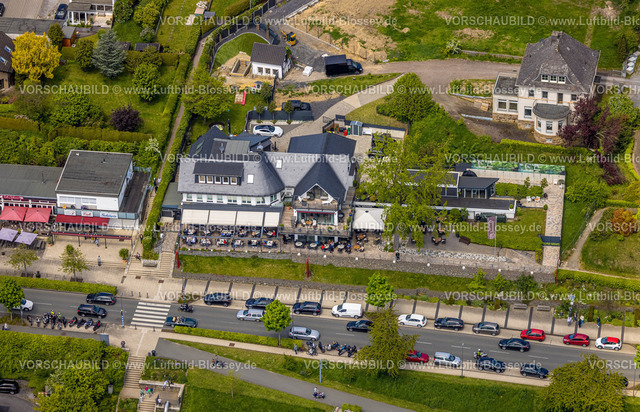 Sundern230504705Langscheid | Luftbild, Treibgut Sorpesee Restaurant, Langscheid, Sundern, Sauerland, Nordrhein-Westfalen, Deutschland