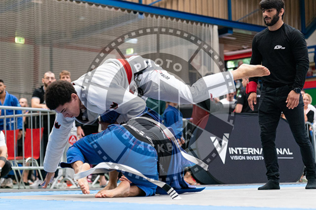 20230826PBB55818 | Fighters compete during the AJP INTLPRO BJJ and grappling competition in Hamburg, Germany, on August 26 2023.