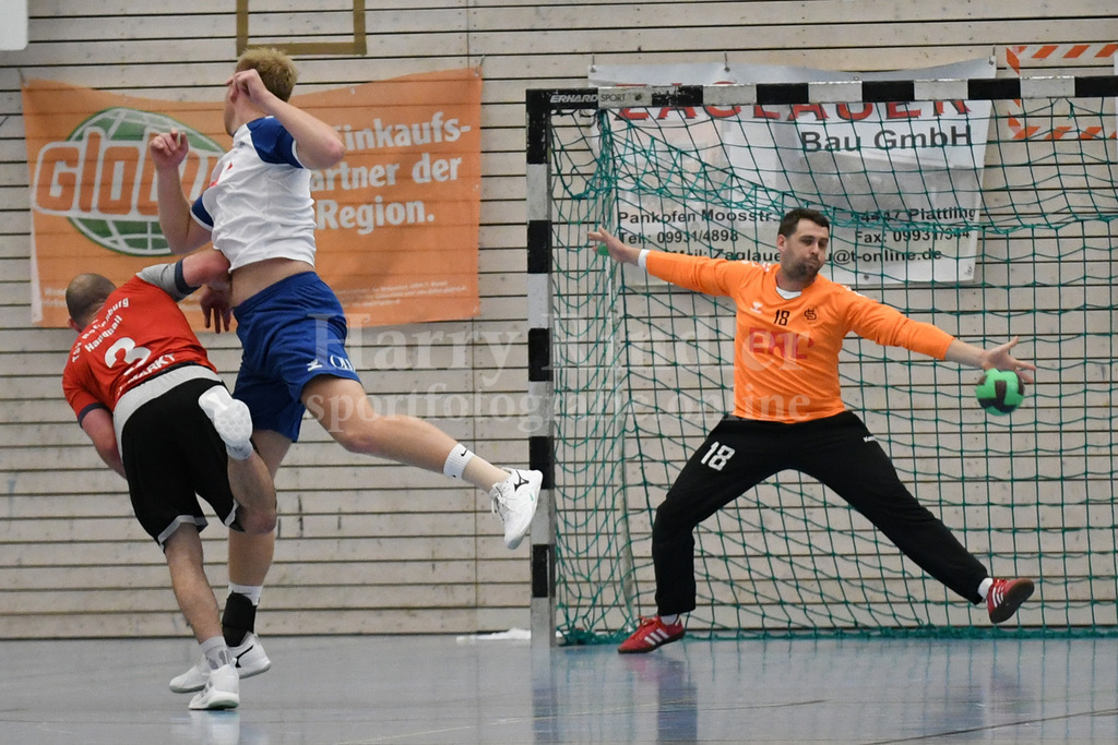 HC Deggendorf :  TSV Rottenburg  | Denis Detlaf  (HC Deggendorf  #18) - Realisiert mit Pictrs.com