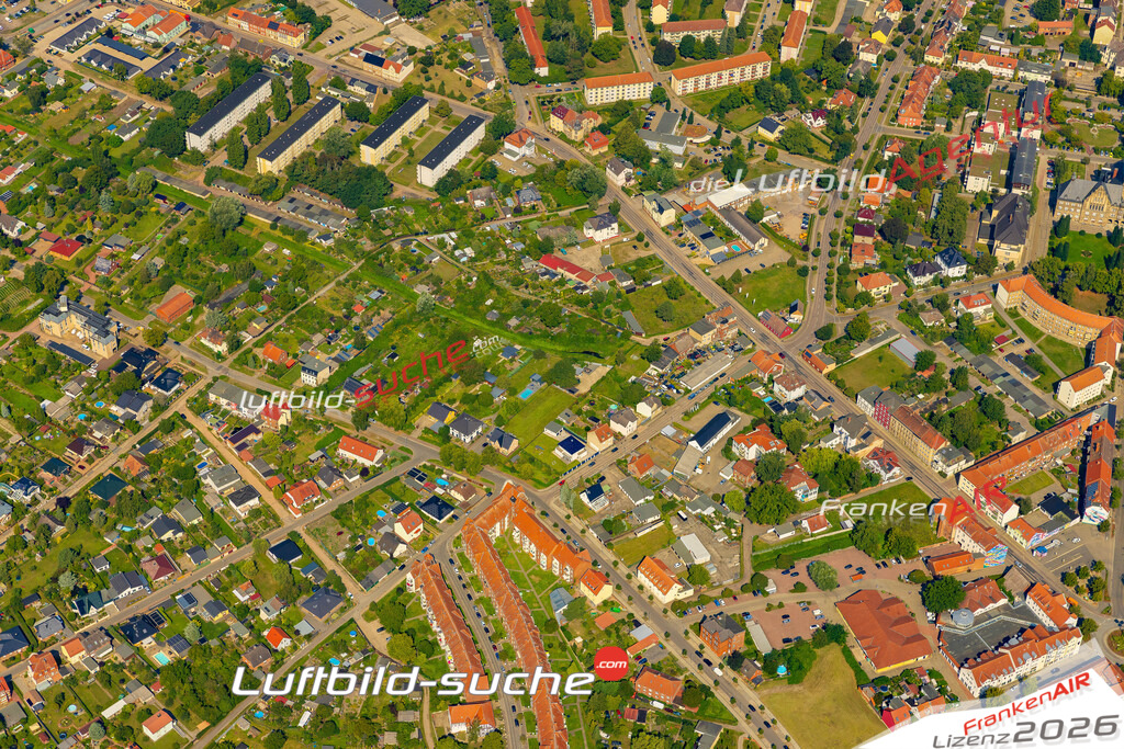 Luftaufnahme der Stadt Wittenberge - Die Luftaufnahme wurde 2025 vom UL-Flugzeug heraus erstellt ( keine Drohne ) - Hochauflösende Luftaufnahme - für professionelle Ausdrucke geeignet. Die Geschenkidee !Hier alle&nbsp;Infos zur Lizenzierung der LuftaufnahmeWir fliegen auch dieses Jahr wieder in Ihre Region um Luftbilder zu erstellen.- Luftbild anfragen