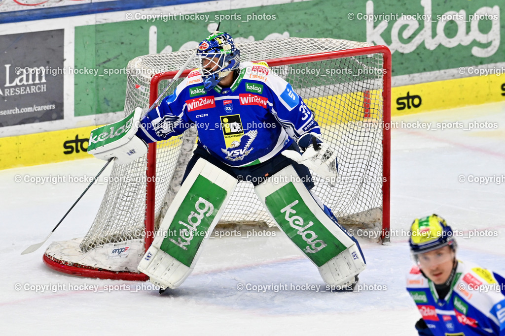 EC IDM WÄRMEPUMPEN VSV vs. Vienna Capitals | #35 Joe Cannata EC VSV, EC IDM WÄRMEPUMPEN VSV vs. Vienna Capitals, EC IDM WÄRMEPUMPEN VSV vs. Vienna Capitals am 16.11.2025 in Villach (Stadthalle Villach), Austria, (Photo by Bernd Stefan)