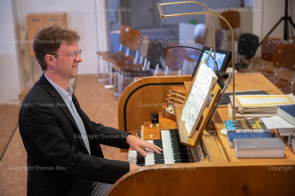 DSC_0146 | bbe, Bensheim, 1.5.2023, Sankt Georg, Bachtage, Gregor Knop an der Orgel, ,, Bild: Thomas Neu