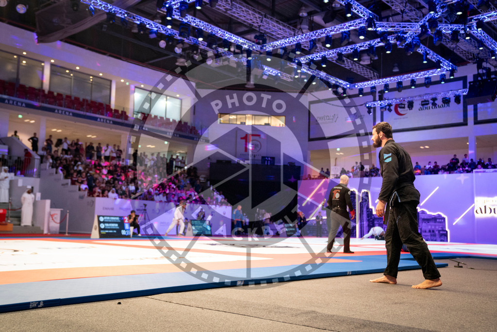 20231107PBB5910 | Fighters compete during the AJP World Master Championship in the Mubadala Arena in Abu Dhabi, Arab United Emirates, on November 7, 2023.