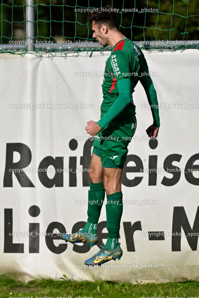 FC ASKÖ Gmünd vs. Union Matrei  | #9 Juro Kovacic FC Gmünd, Jubel, FC ASKÖ Gmünd vs. Union Matrei , FC ASKÖ Gmünd vs. Union Matrei  am 21.09.2024 in Gmünd (Sportplatz Gmünd), Austria, (Photo by Bernd Stefan)