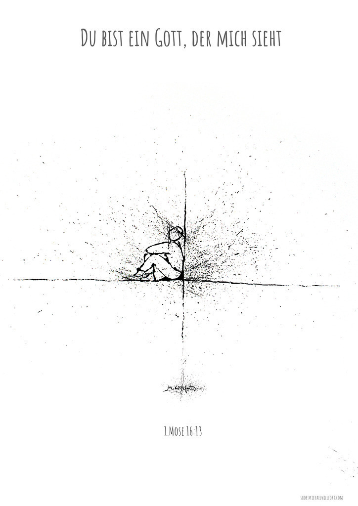 5-Jahreslosung 2023-fasten | Jahreslosung für das Jahr 2023. "Du bist ein Gott, der mich sieht". Gesehen sein und selber sehen. Das hat für die Menschen berührende Auswirkungen. Mit 12 Motiven , die ich über Jahre live während Gottesdiensten gemalt oder skizziert habe, zeige ich wie verschieden die Empfindung des gleichen Erlebnisses sein kann. 12 mal gesehen werden, kann sich für einen Kalender eignen. Hier im shop können Sie ihn selber zusammenstellen. - Realisiert mit Pictrs.com