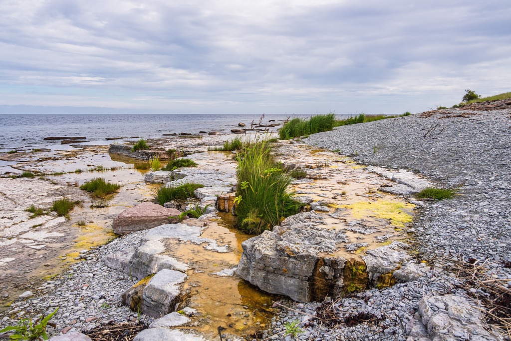 Das Geröllfeld Neptuni Åkrar an der Ostseeküste auf der Insel Öland in Schweden | Das Geröllfeld Neptuni Åkrar an der Ostseeküste auf der Insel Öland in Schweden.