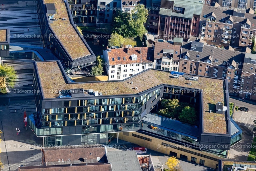 Lufbilder Aachen-6157 | Büro- und Verwaltungsgebäude des Versicherungs- Unternehmens " Generali Deutschland Versicherungen " an der Straße Borngasse in Aachen - Realisiert mit Pictrs.com
