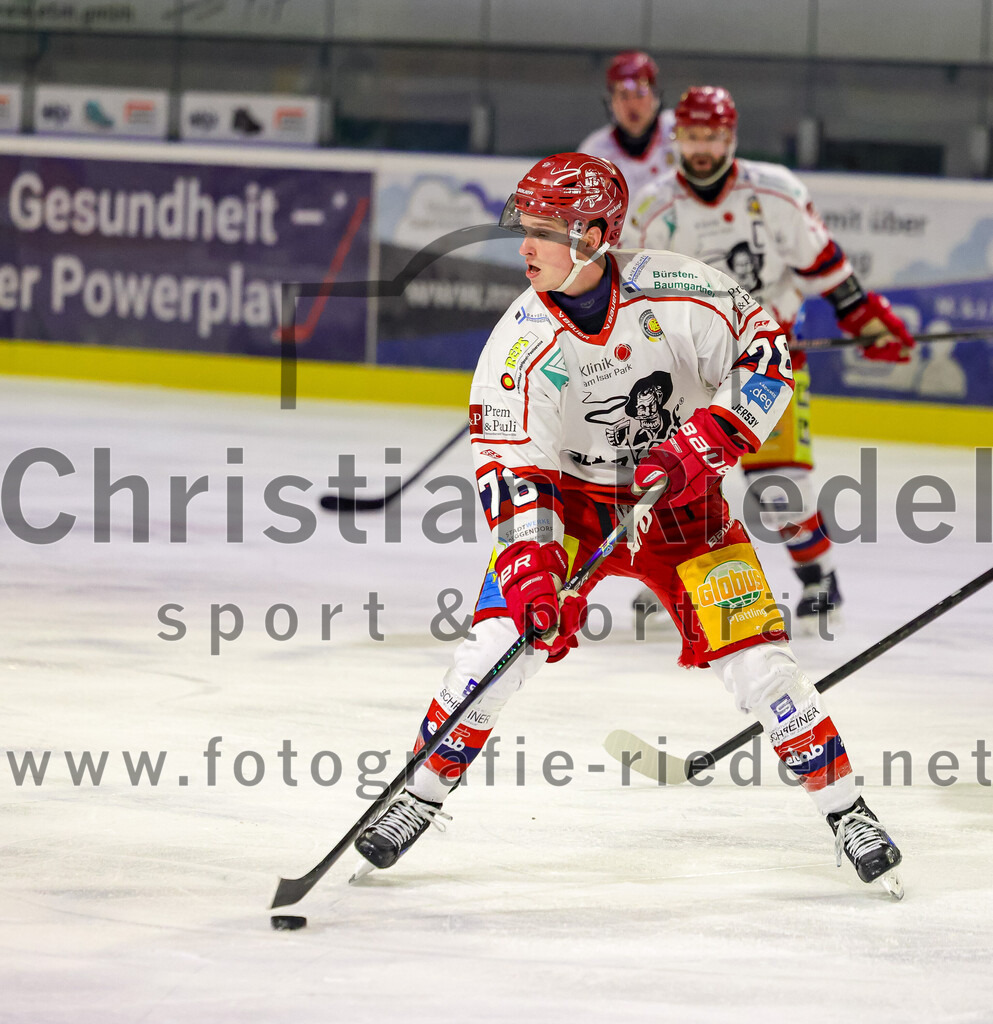 2026-02-20_129_TSV_Erding_gegen_Deggendorfer_SC | Erding, Deutschland, 20.02.2026:Eishockey, Oberliga Süd 2025 / 2026, 49. Spieltag, TSV Erding gegen Deggendorfer SC, Endergebnis: 4:1Harrison Roy (Deggendorfer SC, #78)Foto: Christian Riedel / fotografie-riedel.net