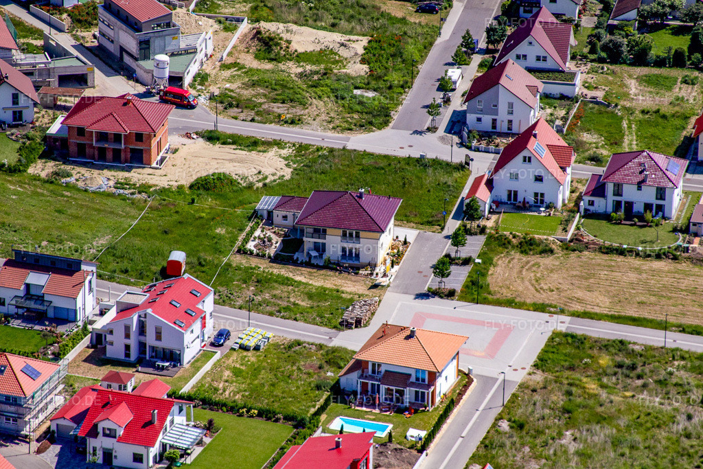 Luftbild: Am Höhenweg in Kandel im Bundesland Rheinland-Pfalz in Deutschland. Foto: IMG_18555.jpg vom 30.05.2009 durch Werner Riehm/FLY-FOTO.de