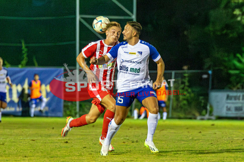 FC KAC - SK Treibach 2-2, Kärntner Liga | Vahid Muharemovic (SK Treibach #15) FC KAC - SK Treibach 2-2 am 25.08.2023 in Klagenfurt
(Sportplatz KAC), Austria, (Photo by Ernst Krawagner sport-fan.at) - Realisiert mit Pictrs.com