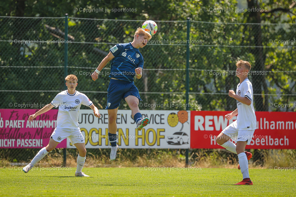 BQ3I4729 | 17.06.2023; Testspiel; Rasenplatz Offdilln; VfL Bochum U17 - Eintracht Frankfurt U17; Ergebnis: 3:1 (1:1)