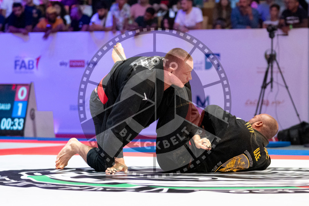 20231107PBB4203 | Fighters compete during the AJP World Master Championship in the Mubadala Arena in Abu Dhabi, Arab United Emirates, on November 7, 2023.