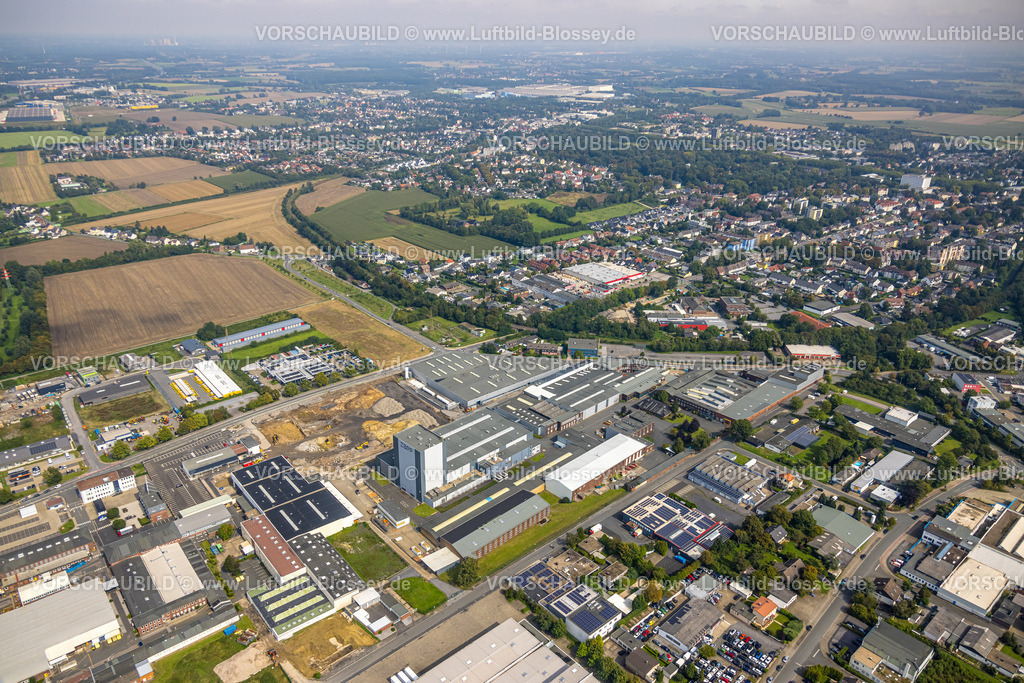 Unna230901152 | Luftbild, Gewerbegebiet Hansastraße, Zapp AG Hochstraße, Unna, Ruhrgebiet, Nordrhein-Westfalen, Deutschland