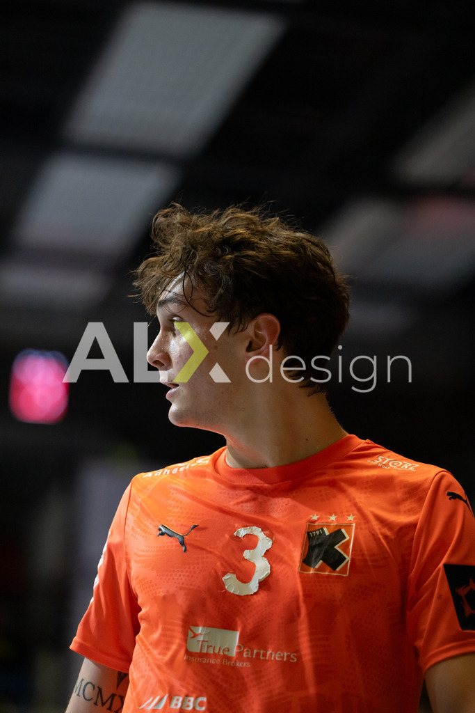 Handball I Herren I Saison 2025-2026 I EHF EUROPEAN LEAGUE 2025/26 | Men I Main Round I 2. Spieltag I Kadetten Schaffhausen - TSV Hannover-Burgdorf I 24.02.2026 | 3 Yari Prince (CH) (Kadetten Schaffhausen) – Flügel links - Realisiert mit Pictrs.com
