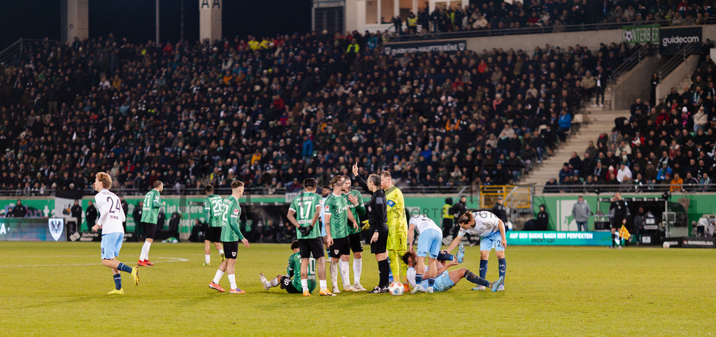 2. Bundesliga, Saison 2025/26, 21. Spieltag: SC Preußen Münster - VfL Bochum | Münster, 06.02.2026: 2. Bundesliga, 21. Spieltag, SC Preußen Münster gegen VfL Bochum im LVM-Preußenstadion in Münster. Foto: sportfotografie.ms | Markus Paletta - Realisiert mit Pictrs.com