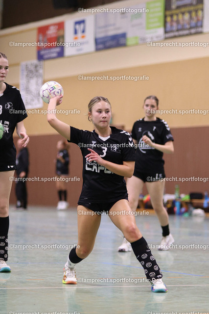 Handball I Juniorinnen I Saison 2026-2027 I Oberliga Schleswig-Holstein I 3. Spieltag I HSG Kalkberg 06 - TSV Bargteheide 008 | Charlotte Grose (3, HSG Kalkberg 06) - Realisiert mit Pictrs.com