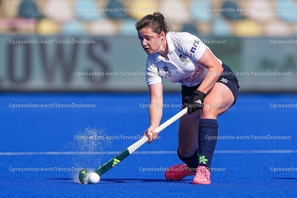 xydrx10082501031 | 10.08.2025, xydrx, Frauen EuroHockey Championship 2025, Gruppenphase, Gruppe B, England - Schottland, Sparkassenpark Mönchengladbach: Jennifer Eadie (SCO #1)
