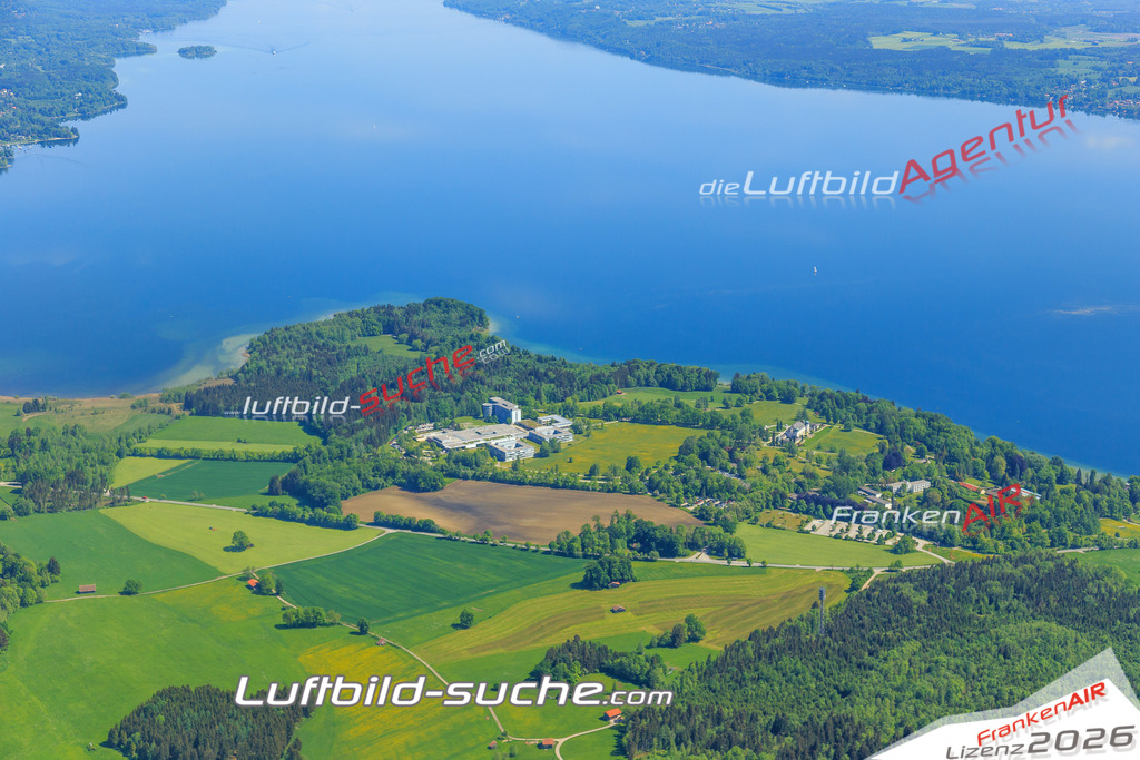 Luftbild von Hoehenried Bernried-am-starnberger-see - Luftaufnahme wurde 2015 von https://frankenair.de mittels Flugzeug (keine Drohne) erstellt - die Geschenkidee