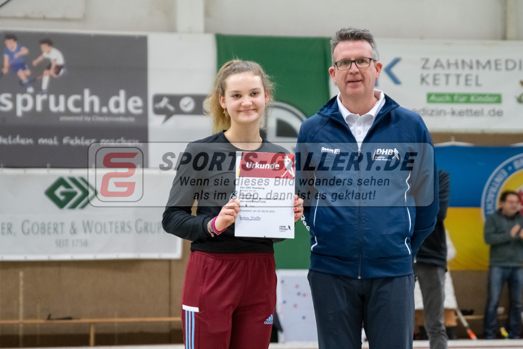 SFE_20230226_0081 | Deutsche Meisterschaft Weibliche U16 Halle 2023 am 26.02.2023 in Düsseldorf (DSC99), Photo: Stephan Fehrmann 2022 (Sports-Gallery)