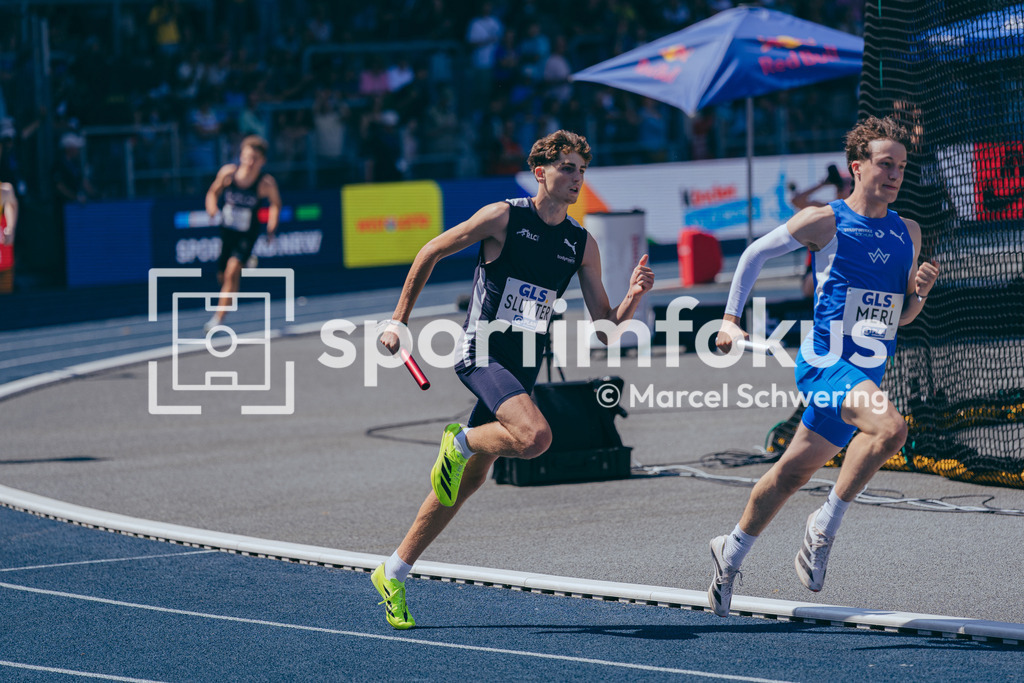 Deutsche Meisterschaften der Frauen und Männer 2026 | Nick Bo Sluyter, StG Recklinghausen-Hamm, U20 4x400-Meter-Staffel, Deutsche Meisterschaften der Frauen und Männer 2026, Lohrheidestadion Bochum-Wattenscheid, 25.07.2026. Foto: Marcel Schwering / sportimfokus - Realisiert mit Pictrs.com