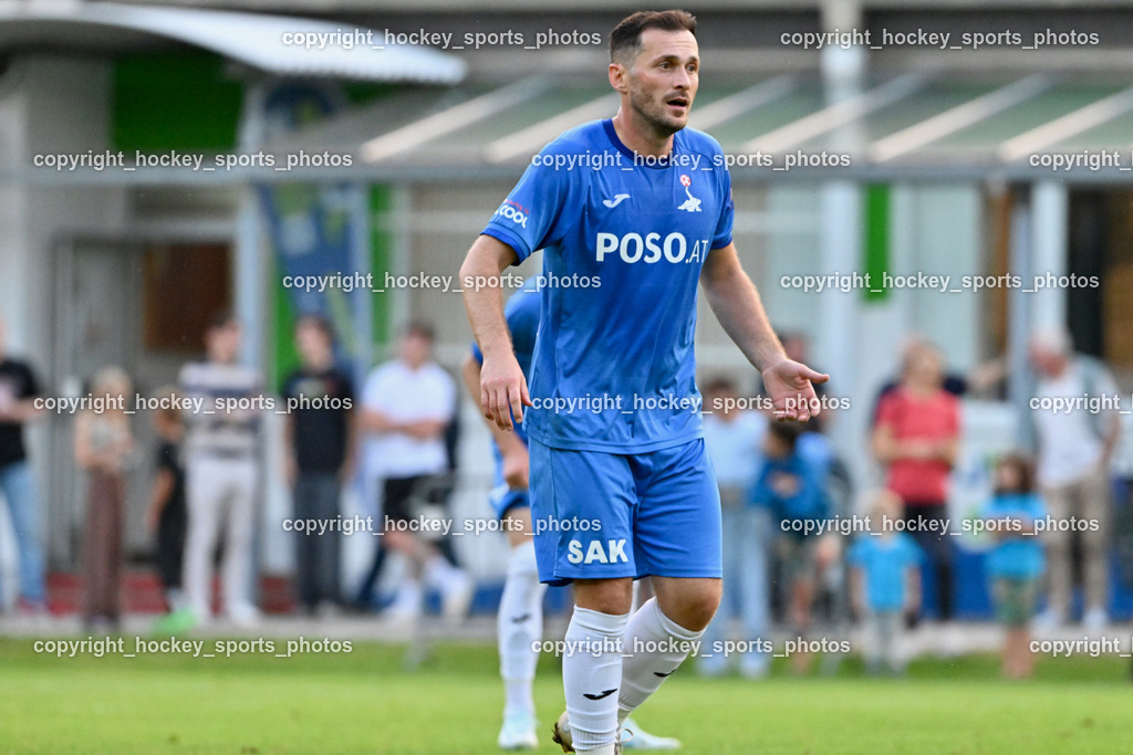 KAC 1909 vs. SAK | #8 Mario Antunovic SAK, KAC 1909 vs. SAK, KAC 1909 vs. SAK am 06.09.2024 in Klagenfurt (Sportplatz KAC), Austria, (Photo by Bernd Stefan)