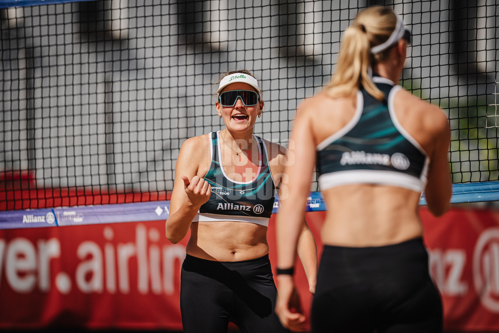 Beachvolleyball | Frauen | Allianz German Beach Tour 2025 | Tourstop Berlin | 22.08.2025 | Sarah Schulz jubelt