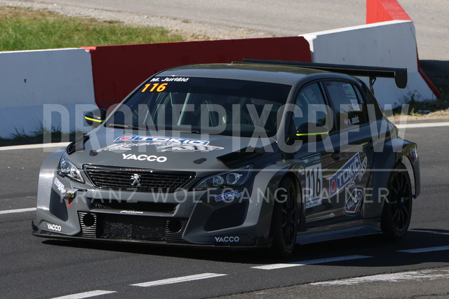 FIA European Hill Climb Championship – Rechberg 2026 | FIA European Hill Climb Championship at Rechberg, held from 24 to 26 April 2026 near Tulwitz, Styria, Austria. The image shows Matija JURIŠIC (CRO) Peugeot 308 TCR 1.6.