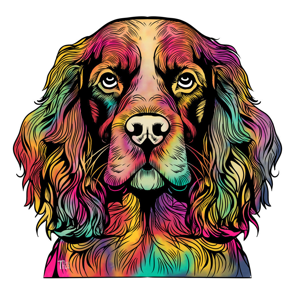 Epagneul | Illustrationen, digitalpainting, animals, dogs, hunde, art, Kunst, Illustrationsart, Bielefeld, Germany - Realisiert mit Pictrs.com