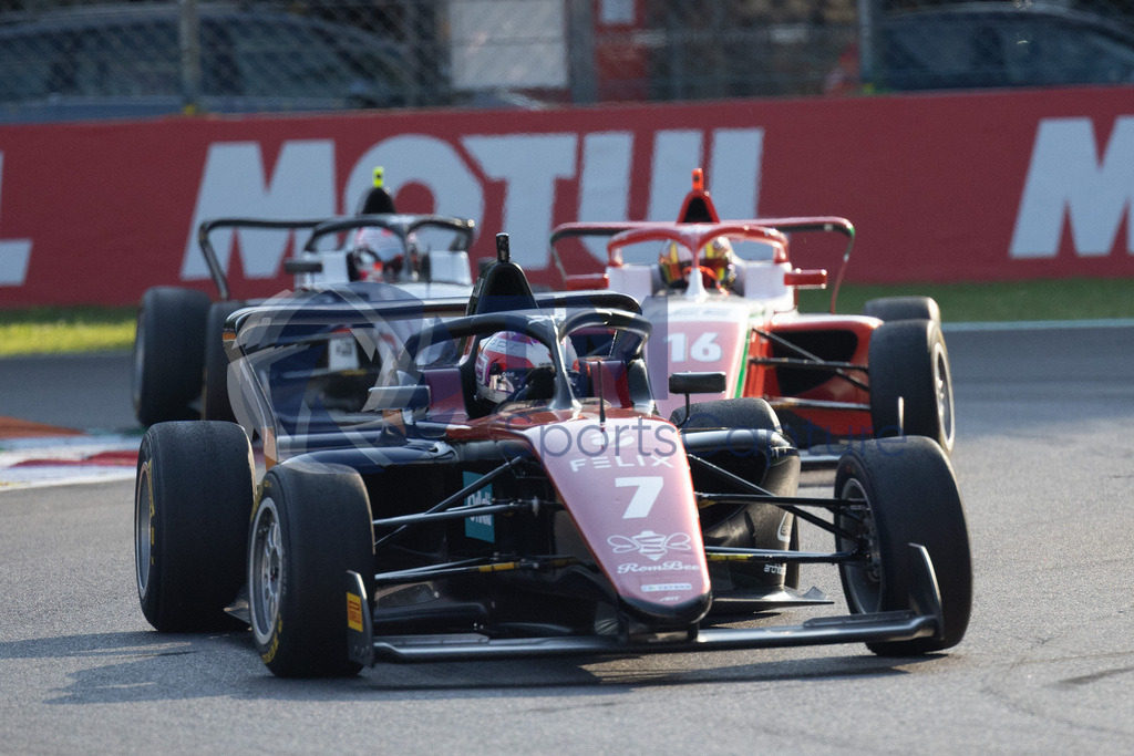 Trainproduction-20230708-0222 | MONZA,ITALY,08.Jul.23 - MOTORSPORTS - F1 Academy 2023, Autodromo Monza. Image shows Lena Buehler (SUE/ ART Grand Prix) and Bianca Bustamante (PHI/ PREMA Racing).  Photo: Trainproduction / Matthias Trinkl