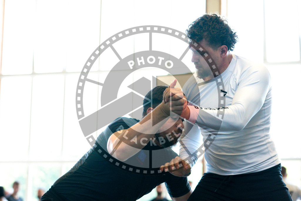 20240608PBB00232 | Fighters compete during the ILLCS VII summer edition luta livre competition in Hannover, Germany, on June 8, 2024.