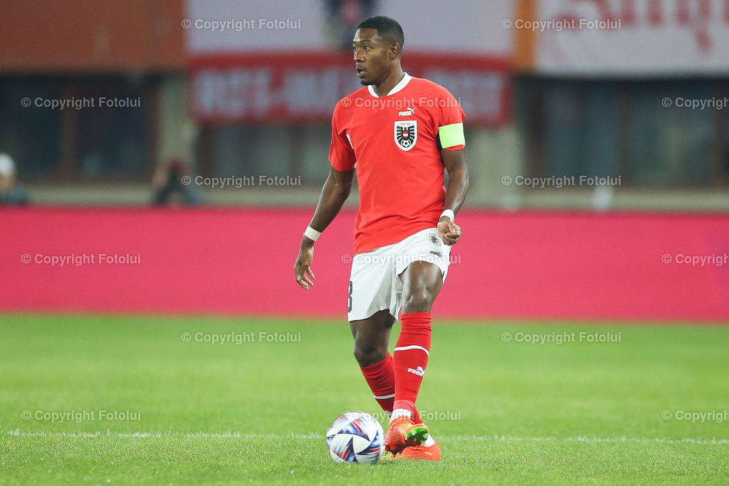 A_LUI_20220925_0011 | SPORT FUSSBALL NATIONS LEAGUE  ÖSTERREICH VS KROATIEN


IM BILD: David Alaba (Österreich)


FOTO:FOTOLUI/UW