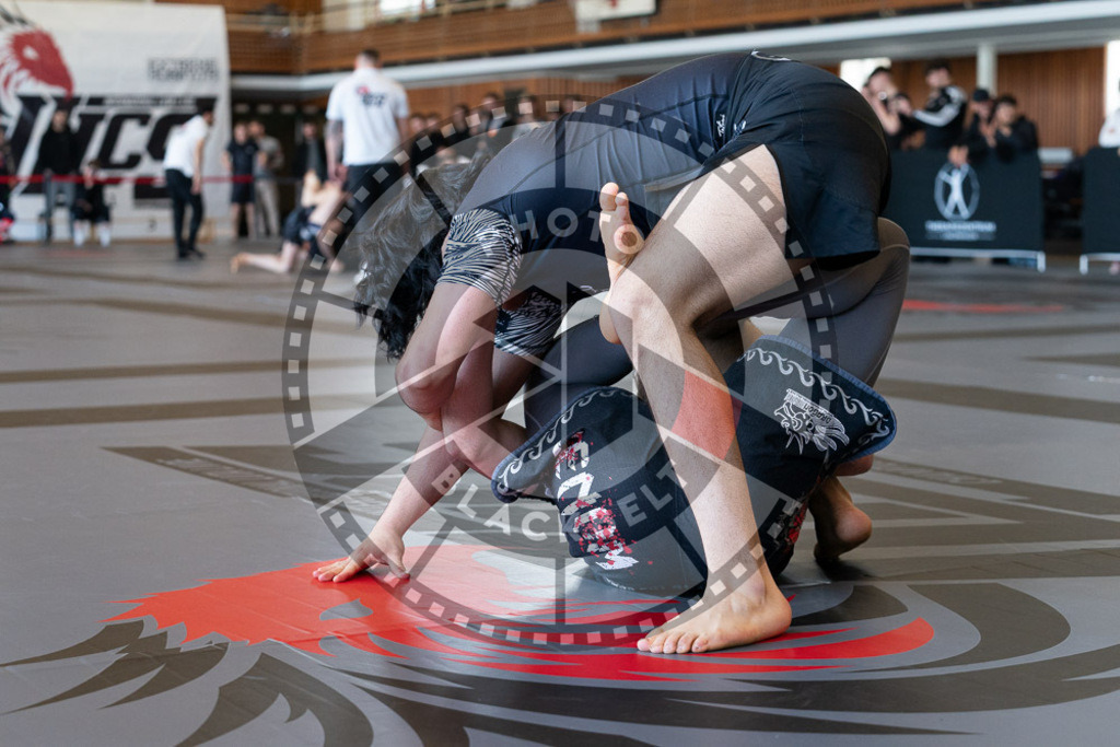 20250329PBB1254 | Fighters compete during the International Luta Livre (ILLCS) Germany IX Spring 2025 Competition spring on March 29, 2025 in Hannover, Germany.© Chiara Dazi