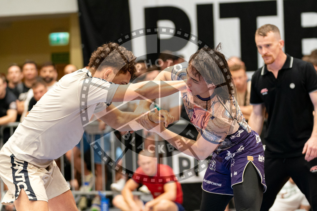 20230916PBB2929 | Fighters compete during the grappling tournement ADCC Trials (European, Middle East and African Championship) in Warsaw, Poland, on September 16, 2023.