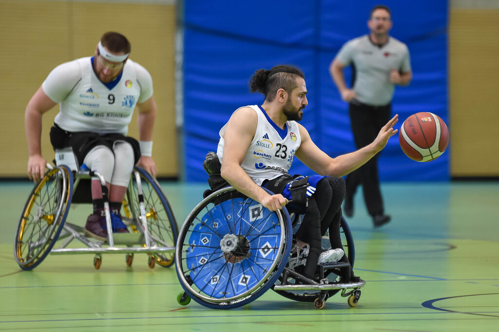 2024-03-17-0500 | #, RSKV Tübingen vs. BG Baskets Hamburg, Rollstuhlbasketball 2. Bundesliga, Saison 2023/24, 17.03.2024
Foto: Ralph Kunze - Realisiert mit Pictrs.com
