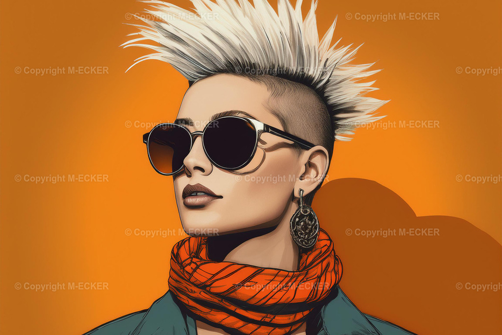 Frau mit Halstuch 1 | Martin Ecker Fotograf Euratsfeld - Realisiert mit Pictrs.com
