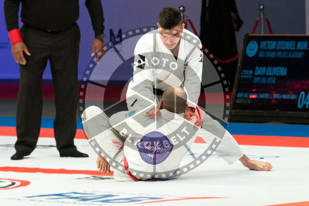 20231106PBB0302 | Fighters compete during the AJP World Master Championship in the Mubadala Arena in Abu Dhabi, Arab United Emirates, on November 6, 2023.
