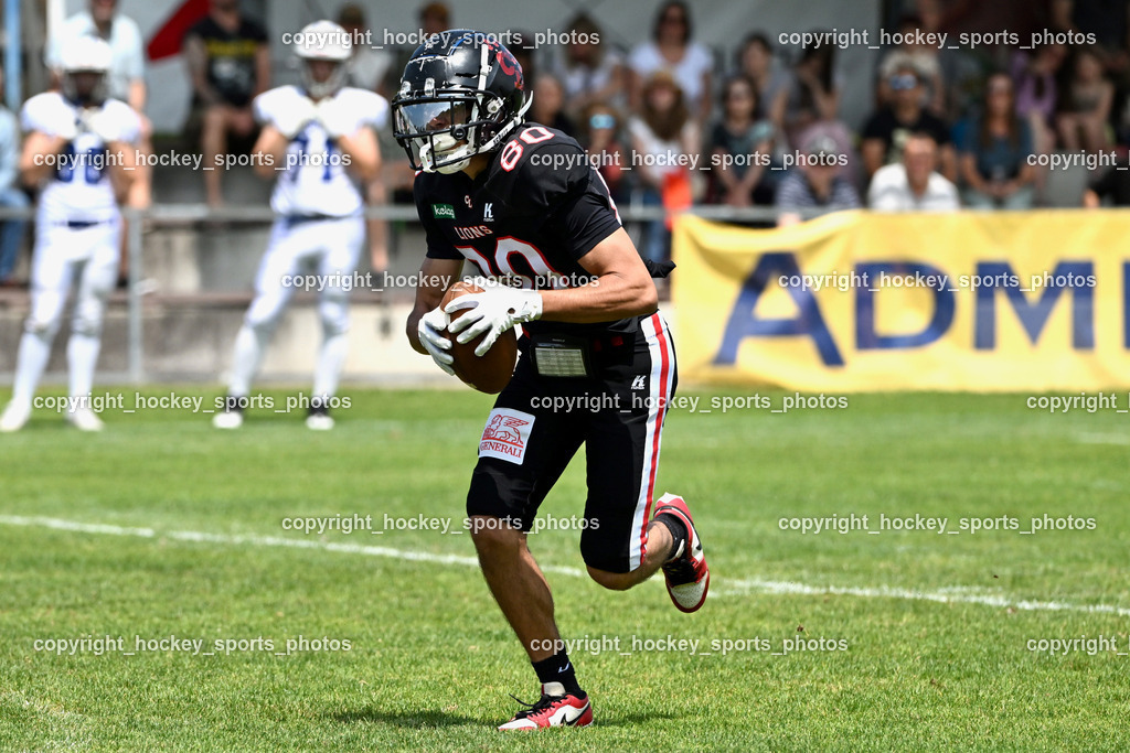 Carinthian Lions vs. Cineplexx Blue Devils | #60 Zenkl Rene Carinthian Lion, Carinthian Lions vs. Cineplexx Blue Devils, Carinthian Lions vs. Cineplexx Blue Devils am 09.06.2025 in Klagenfurt (ASV Sportplatz), Austria, (Photo by Bernd Stefan)