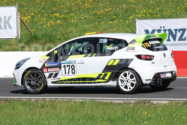 FIA European Hill Climb Championship – Rechberg 2026 | FIA European Hill Climb Championship at Rechberg, held from 24 to 26 April 2026 near Tulwitz, Styria, Austria. The image shows Leopold GAST (GER) Renault Clio 4 Cup.