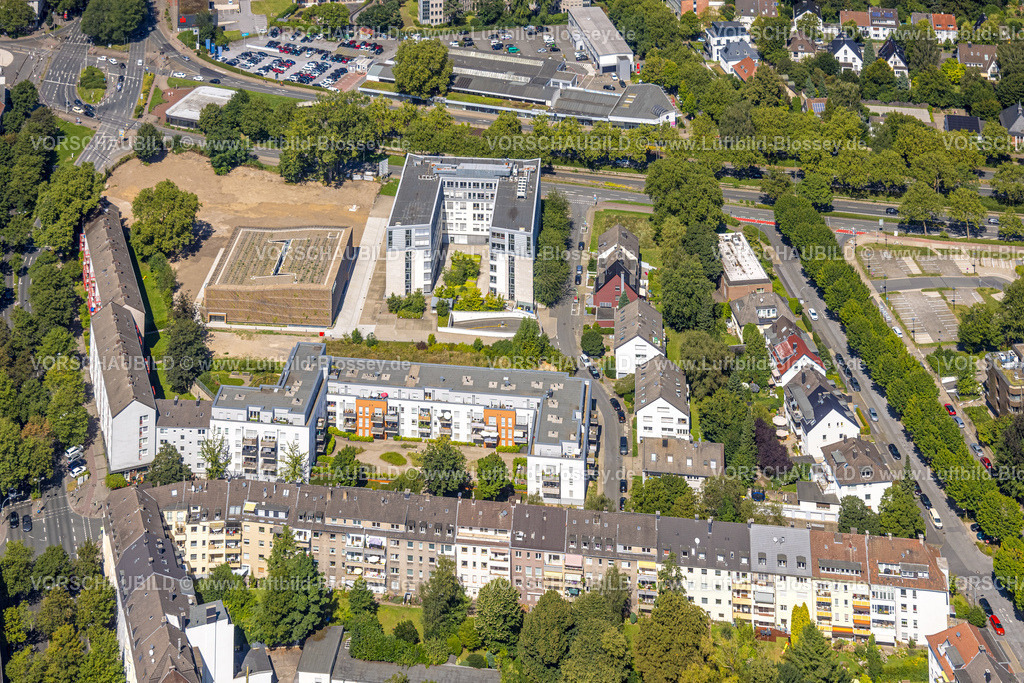Dortmund240800786 | Luftbild, Kassenärztliche Vereinigung Westfalen-Lippe (KVWL) und Neubau KVWL Parkhaus, Westfalendamm, Dortmund, Ruhrgebiet, Nordrhein-Westfalen, Deutschland