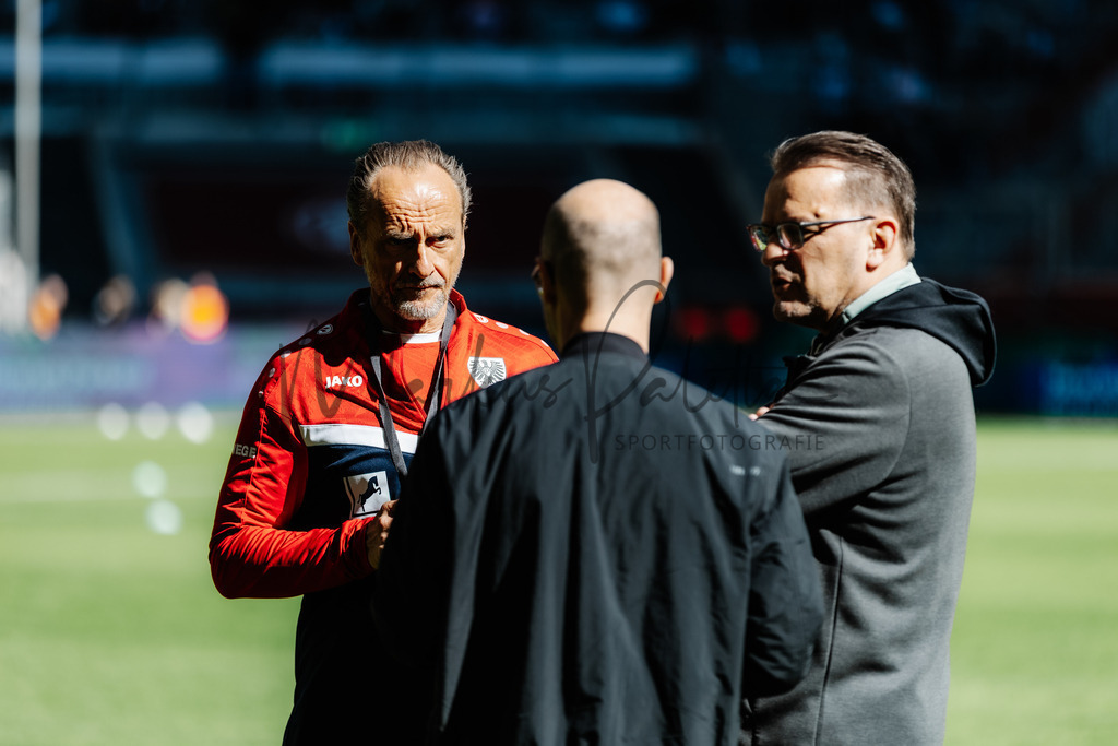 2. Bundesliga, Saison 2024/25, 28. Spieltag: Fortuna Düsseldorf - SC Preußen Münster | Düsseldorf, 05.04.2025: 2. Bundesliga, 28. Spieltag, Fortuna Düsseldorf gegen SC Preußen Münster in der Merkur Spiel-Arena in Düsseldorf. Foto: sportfotografie.ms | Markus Paletta - Realisiert mit Pictrs.com