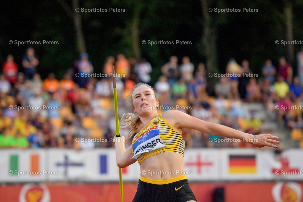 U18 EM - Tag 4_92 | European Athletics U18 Championships am 21.07.2024 in Banska Brystica; Speerwurf, Konstanze Irlinger.Foto: Kai Peters - Realisiert mit Pictrs.com