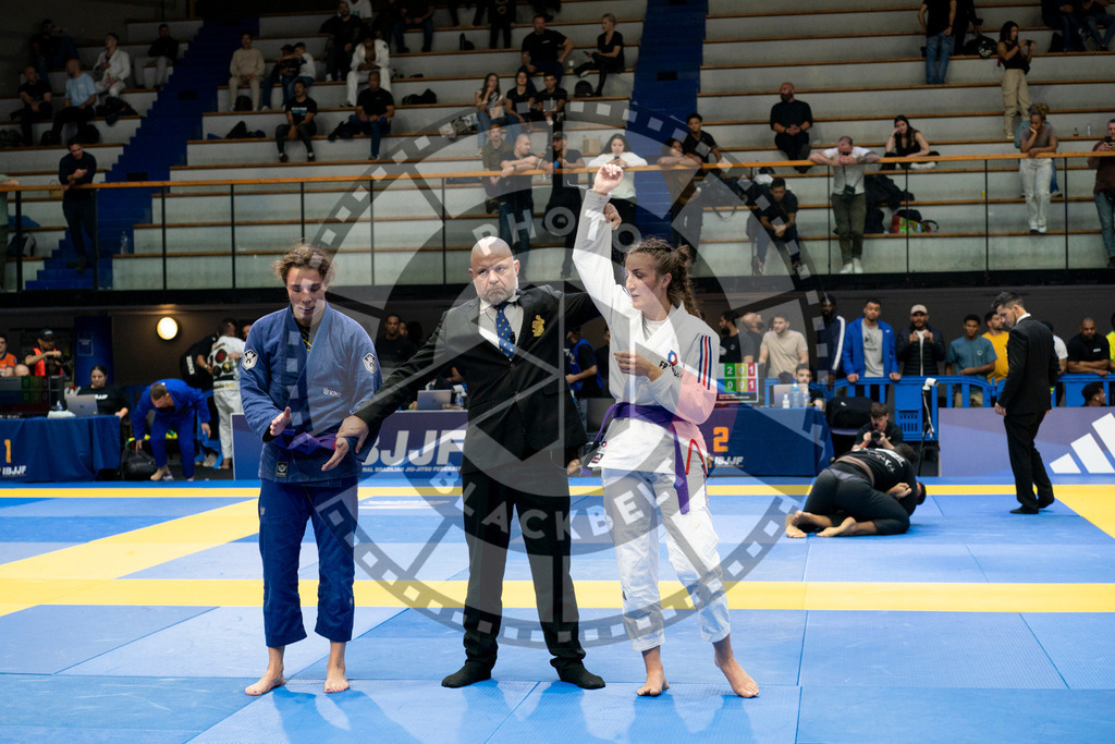 20240124PBB04993 | Fighters compete during the second day of the IBJJF European Championship in Paris, France, on January 24, 2024.