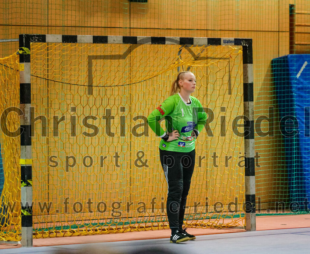2023-11-04_025_SpVgg_Altenerding_gegen_TV_Altoetting | Erding, Deutschland, 04.11.2023:
Handball, Bezirksoberliga Frauen Altbayern 2023 / 2024, 6. Spieltag, SpVgg Altenerding gegen TV Altötting, Endergebnis: 28:26

Torfrau Hanna Obermair (SpVgg Altenerding, #1)

Foto: Christian Riedel / fotografie-riedel.net